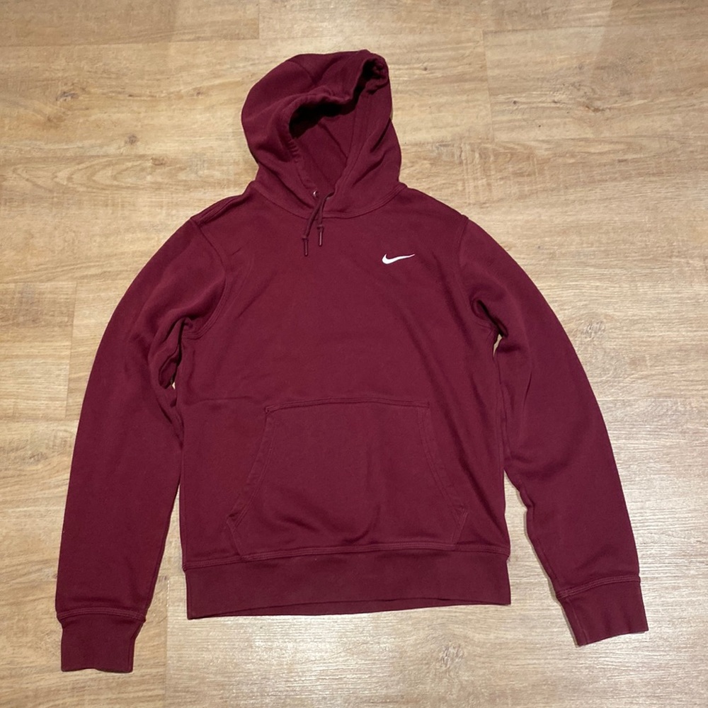Maroon Nike hoodie
